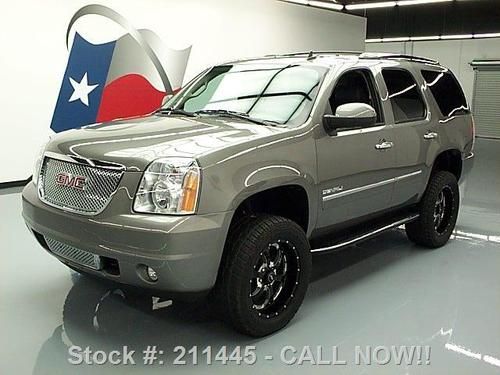 2012 gmc yukon denali awd lifted sunroof nav dvd 25k mi texas direct auto