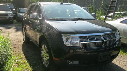 2010 lincoln mkx awd navigation pano roof htd a/c seats sync thx audio