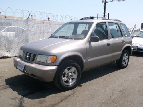 2001 kia sportage, no reserve