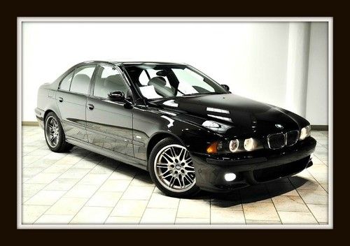 2001 bmw m5 blk/blk navigation low miles rare