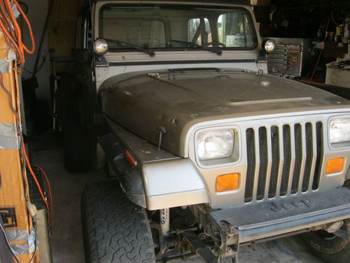 1991 jeep wrangler sahara sport utility 2-door 4.0l