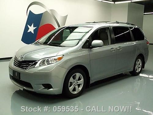 2011 toyota sienna le leather rear cam dvd 8pass 24k mi texas direct auto