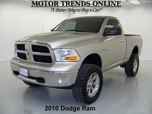 4x4 slt hemi 5.7 3" suspension lift xd chrome wheels tow pkg 2010 dodge ram 32k