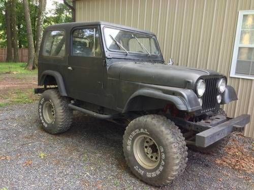 1984 jeep cj7 lifted small block chevy 35 inch tires