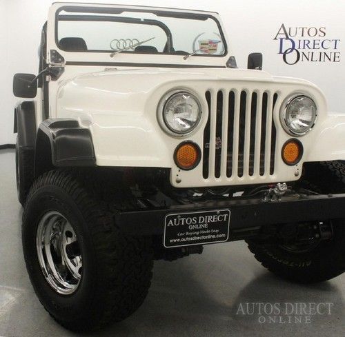 We finance 1963 jeep cj-5 civilian 4x4 fiberglass body 454 v8 turbo 400 trans