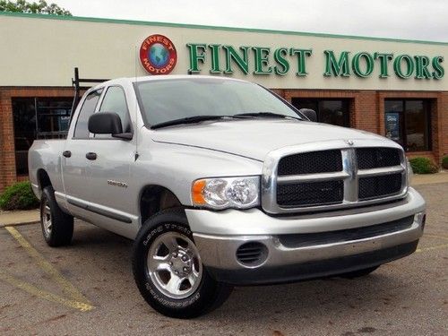 2005(05) dodge ram 1500 quad 4x4 v8 st loaded trailer tow group chrome wheels