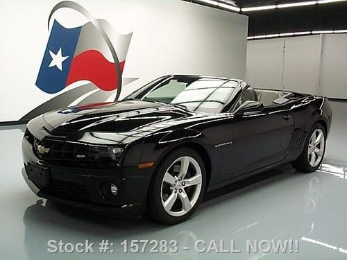 2011 chevy camaro 2ss convertible hud htd seats 28k mi texas direct auto