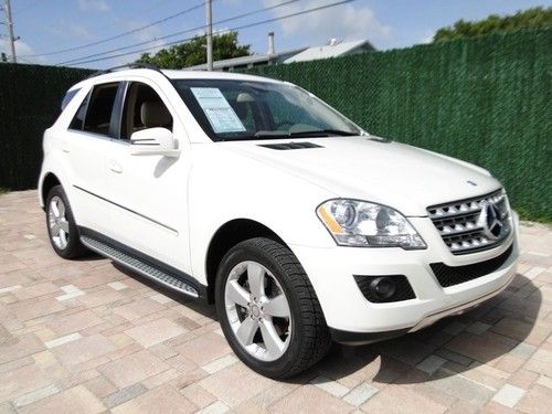 2011 mercedes-benz ml350 navi - sunroof lthr pwr pkg florida 1 owner! automatic