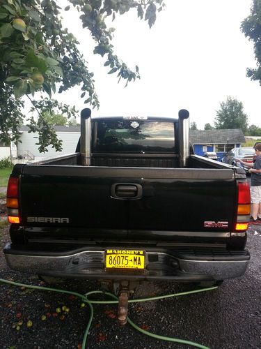 2006 gmc duramax diesel extended cab 4x4 black