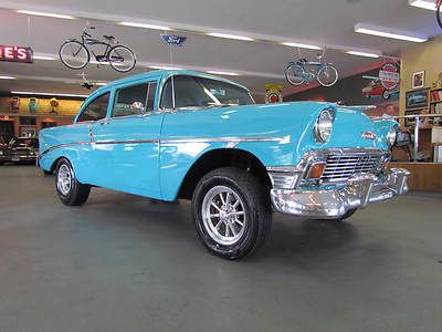 1956 chevrolet gasser theme 350 4-speed 9-inch, beautiful restoration see video