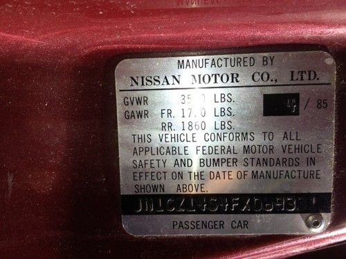 1985 Nissan 300ZX Turbo Coupe 2-Door 3.0L, US $6,000.00, image 10