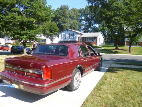 1997 lincoln executive town car