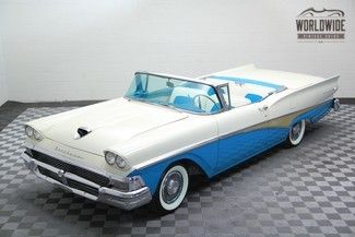 1958 ford fairlane 500 skyliner retractable top working 352 interceptor 6 pack!!