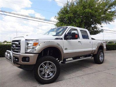 King ranch 4x4 crew automatic diesel 6.7l procomp lift navi sunroof heated seats