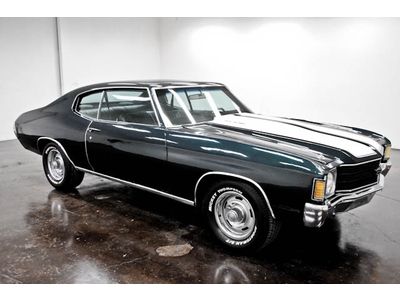 1972 chevrolet chevelle ls v8 ps pb dual exhaust bucket seats front disc brakes