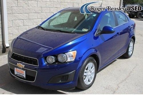 2012 chevrolet sonic lt 5-speed blue onstar aux/mp3 input sirius xm radio abs