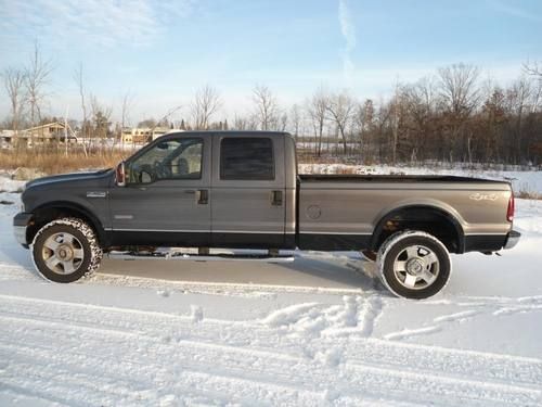 2006 ford f350 4x4, 4door, 6.0 diesel auto, leather, 20" wheels