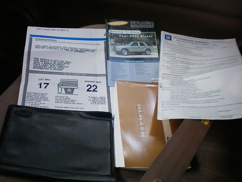 CHEVROLET BLAZER 01 03 04 2002 ONE OWNER ESTATE SALE 37,777  MILES LOADED, image 8