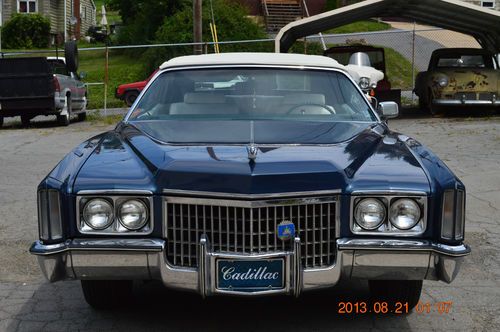 1972 cadillac eldorado conv.