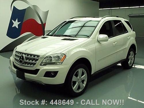 2009 mercedes-benz ml350 4matic awd sunroof nav 38k mi texas direct auto