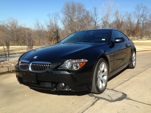 2006 bmw 650i coupe extra clean black on black