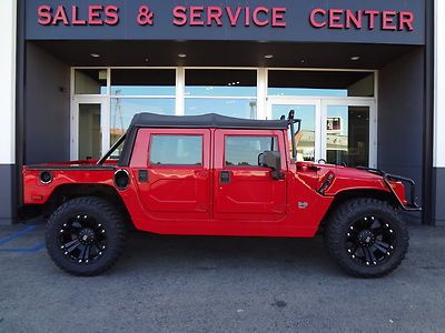 2002 am general hummer h1 open top raptor raptorq 22" wheels and tires