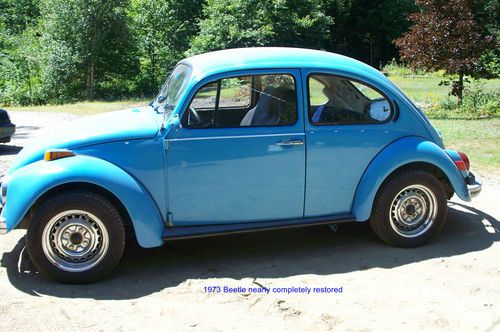 1973 sky blue, roof rack and trim available