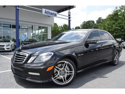 E63 amg certified 5.5l sunroof memory mirrors rain sensing wipers dual air bags