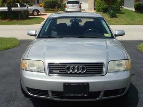 2004 audi a6 quattro 2.7l v6 biturbo - manual, 4 door sedan, sunroof