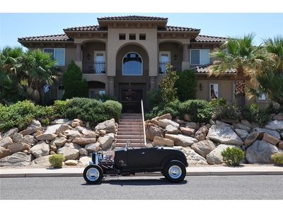 '30 ford model a roadster - 350 ci sbc &amp; th350 - white soft top - sweet hot rod!