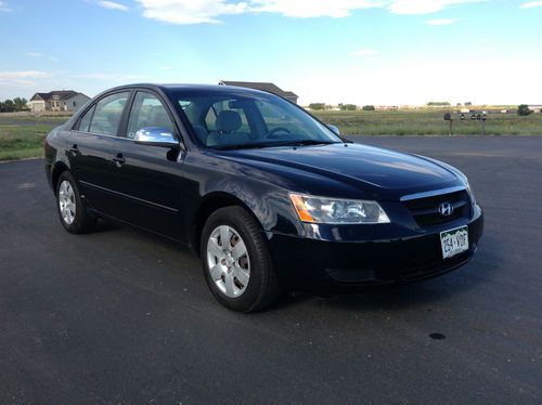 2008 hyundai sonata gls sedan 4-door 2.4l excellent condition auto, 30 mpg