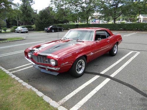 1969 garnet red z28 camaro x77