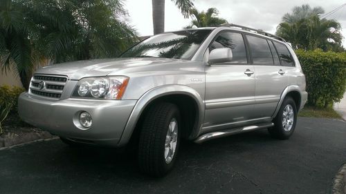 2001 toyota highlander limited edition 3.0l v6 no reserve