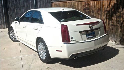 2010 white cadillac cts -only 26,700 miles/mint condition! asking price- $23,500
