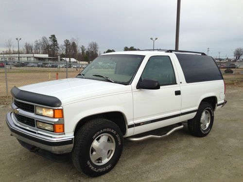 1997 chevrolet tahoe lt sport utility 4x4 2-door 5.7l no reserve one owner