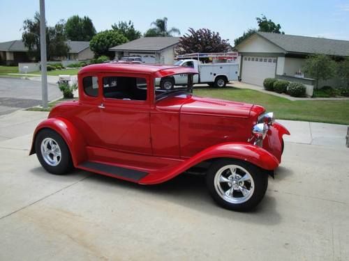 1931 ford model a  street rod 5 window coupe all steel low miles so cal area