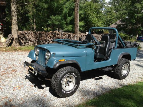 Jeep cj-8 scrambler 1983 six-seater with manual transmission cj