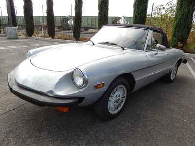 Alfa romeo spyder 1977 63000 miles 5spd very very original car no reserve !!!!!!