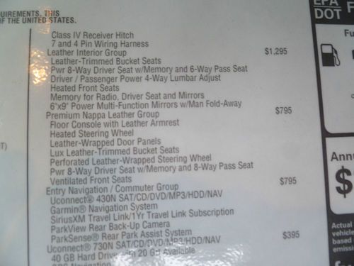 DODGE DURANGO R/T HEMMI LOADED GREAT COND WARRANTY PALM BEACH CAR NO RESERVE, image 22