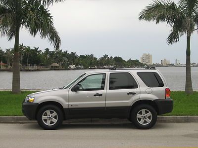 2006 05 07 ford escape hybrid one owner non smoker leather clean no reserve!!!