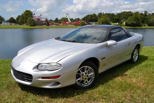 2002 chevrolet camaro z28 6-speed leather t-tops chrome wheels monsoon loaded!!