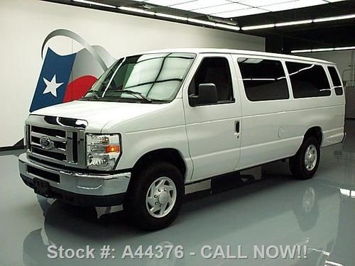 2012 ford e-350 ext 15-passenger van 5.4l v8 38k miles texas direct auto