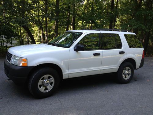 2003 White Ford Explorer XLS Sport Utility 4-Door 4.0L Good Condition, US $3,650.00, image 2