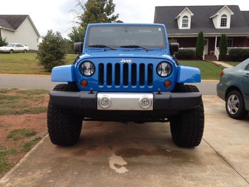 2011 Jeep Wrangler Unlimited Sahara Sport Utility 4-Door 3.8L, US $29,500.00, image 7