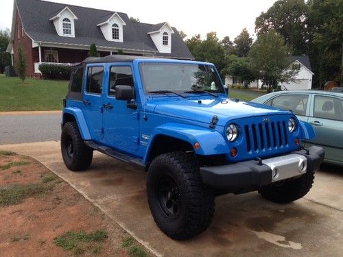 2011 Jeep Wrangler Unlimited Sahara Sport Utility 4-Door 3.8L, US $29,500.00, image 9