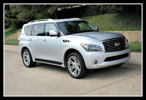 2012 infiniti qx56 7-passenger nav 22's theater pkg sunroof warranty finance