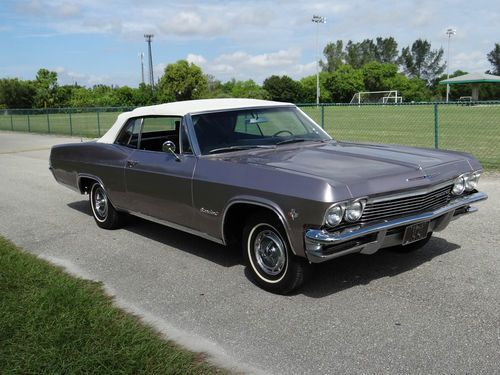 Very rare ss four-speed factory a/c convertible evening orchard