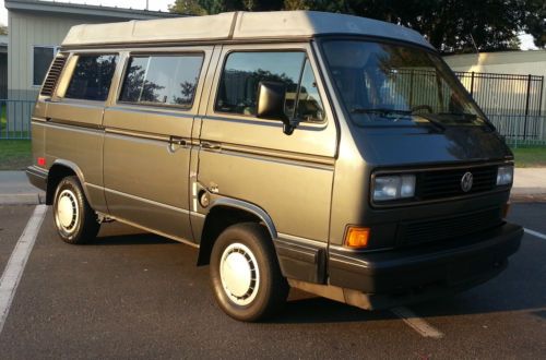 1989 volkswagon vanagon gl westfalia low original miles factory paint 4 speed