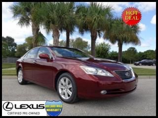 Lexus certified 2007 es 350 navigation/premium plus package &amp; more! +0% apr