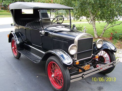 Great 1927 ford touring car updated for safety &amp; modern touring